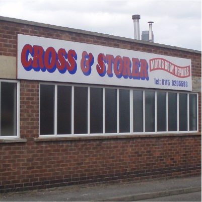 Cross and Storage Body Repair Shop Entrance, come on down and see if we can help
